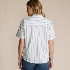 Women's Cooling Elbow Sleeve Button Front Shirt