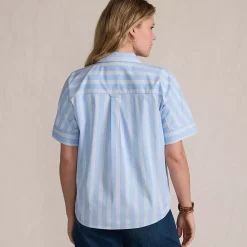 Women's Cooling Elbow Sleeve Button Front Shirt