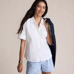 Women's Cooling Elbow Sleeve Button Front Shirt