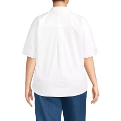 Women's Cooling Elbow Sleeve Button Front Shirt