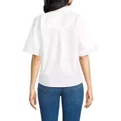 Women's Cooling Elbow Sleeve Button Front Shirt