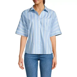 Women's Cooling Elbow Sleeve Button Front Shirt