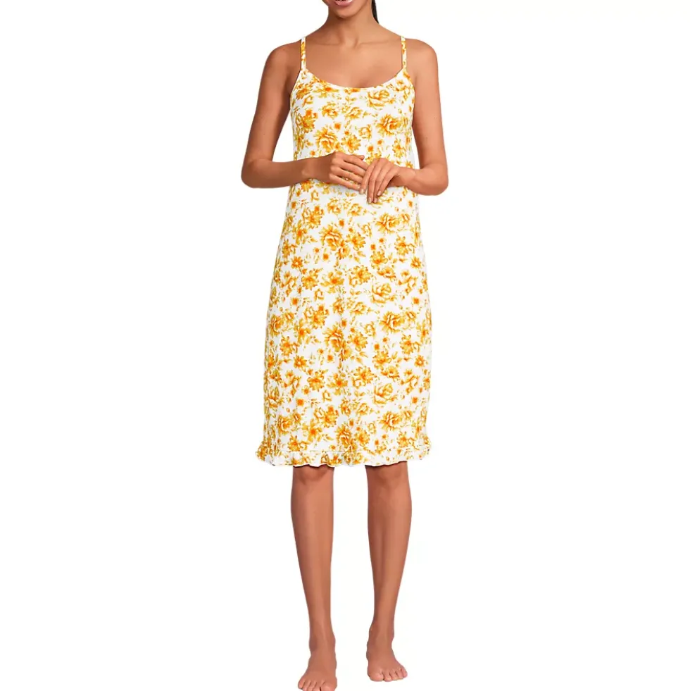 Women's Cooling Knee Length Slip Nightgown