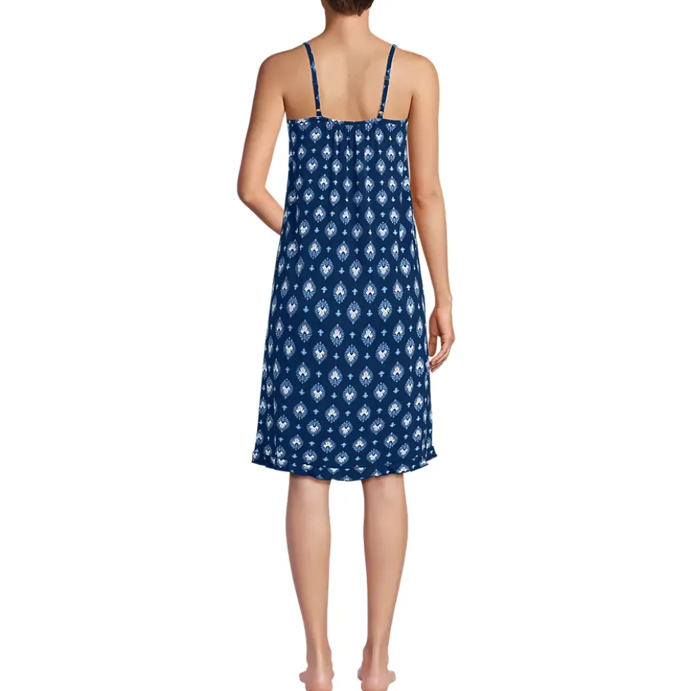 Women's Cooling Knee Length Slip Nightgown