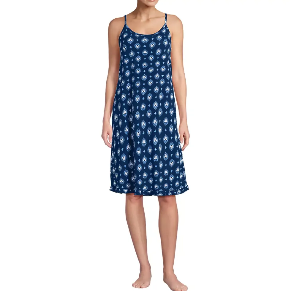 Women's Cooling Knee Length Slip Nightgown
