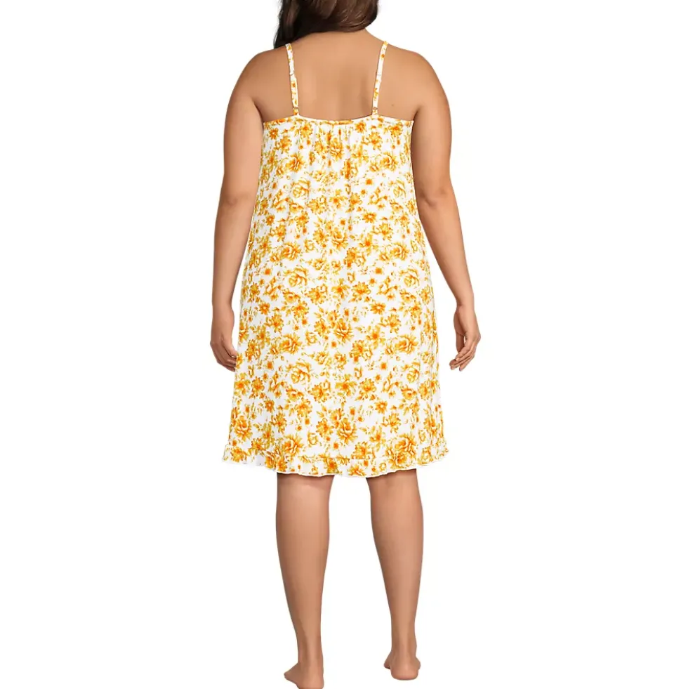 Women's Cooling Knee Length Slip Nightgown