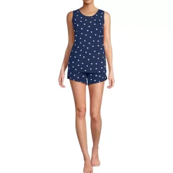 Women's Cooling 3 Piece Pajama Set - Robe Tank and Shorts