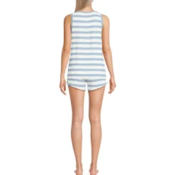Women's Cooling 3 Piece Pajama Set - Robe Tank and Shorts