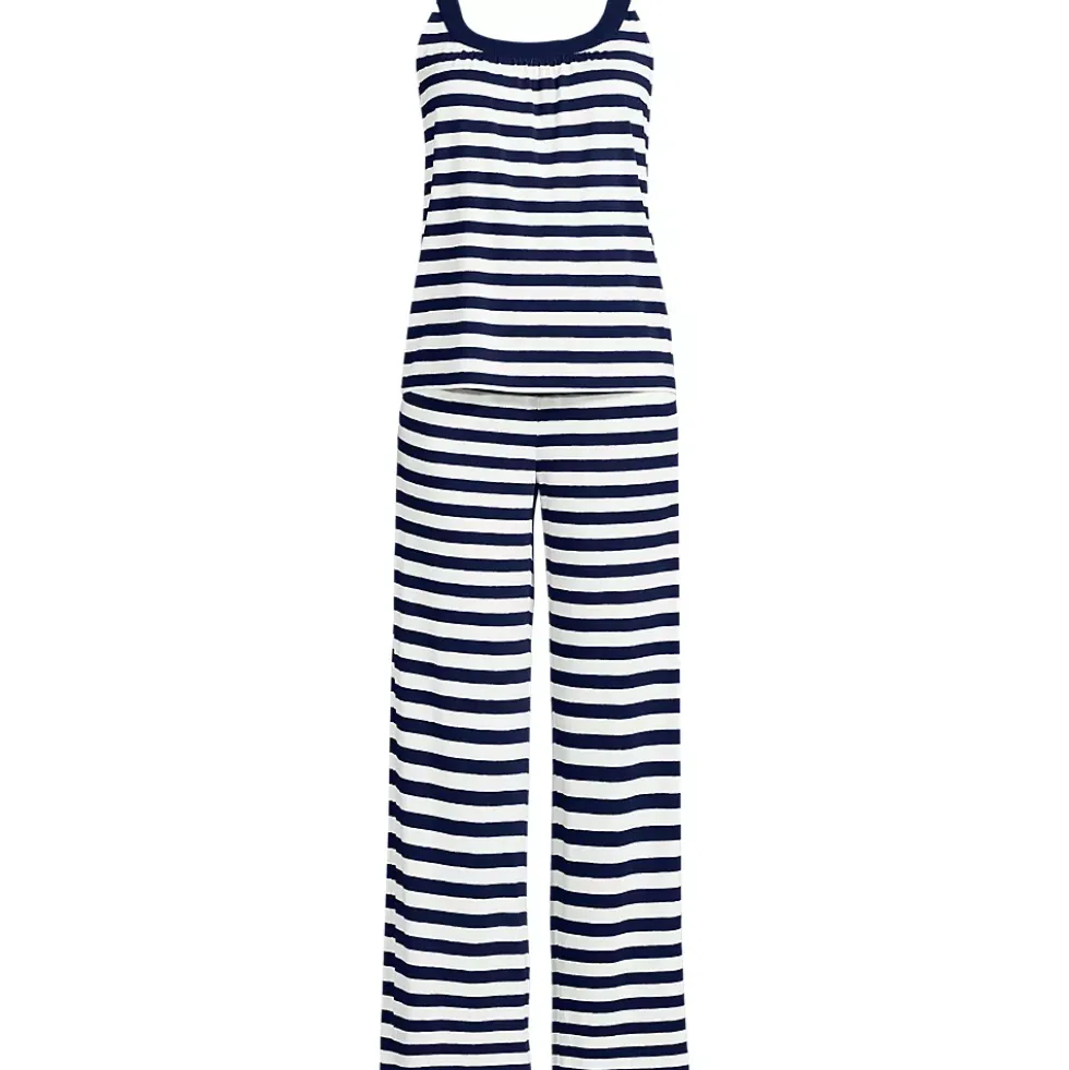Women's Cooling 2 Piece Pajama Set - Flowy Tank and Pants