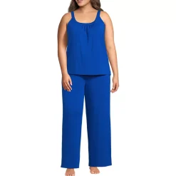 Women's Cooling 2 Piece Pajama Set - Flowy Tank and Pants