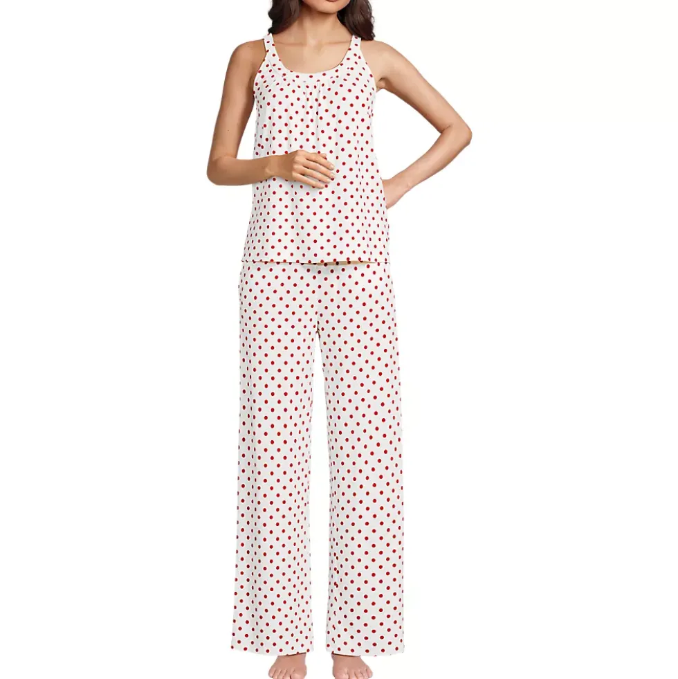 Women's Cooling 2 Piece Pajama Set - Flowy Tank and Pants