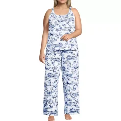 Women's Cooling 2 Piece Pajama Set - Flowy Tank and Pants