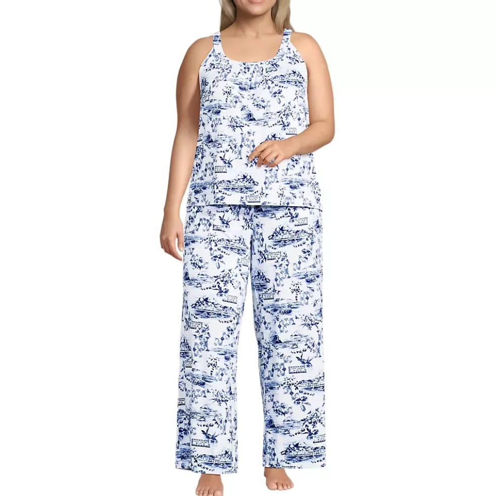 Women's Cooling 2 Piece Pajama Set - Flowy Tank and Pants