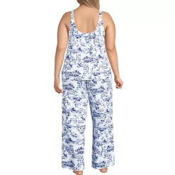 Women's Cooling 2 Piece Pajama Set - Flowy Tank and Pants