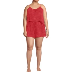 Women's Cooling 3 Piece Pajama Set - Long Sleeve Top Cami and Shorts