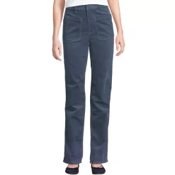 Women's Corduroy High Rise Rail Straight Leg Pants