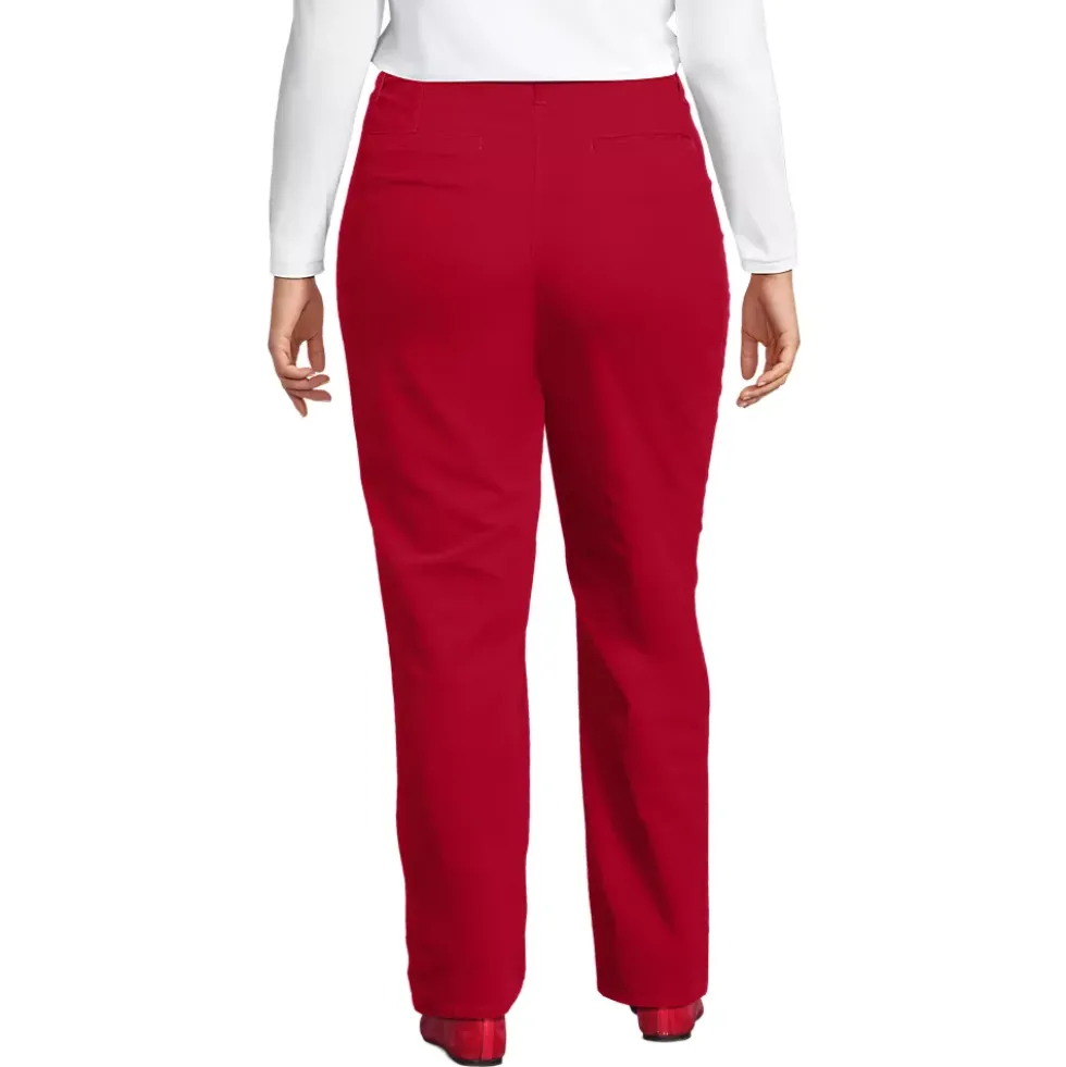 Women's Corduroy High Rise Rail Straight Leg Pants
