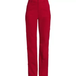 Women's Corduroy High Rise Rail Straight Leg Pants