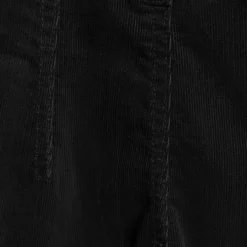 Women's Corduroy High Rise Wide Leg Top Stitch Trousers