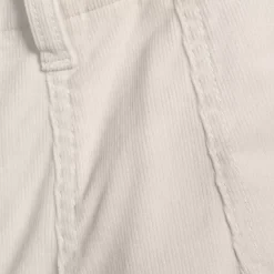 Women's Corduroy High Rise Wide Leg Top Stitch Trousers