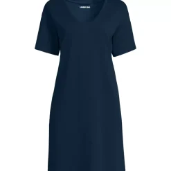 Women's Cotton Interlock Relaxed Above the Knee Nightgown