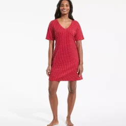 Women's Cotton Interlock Relaxed Above the Knee Nightgown