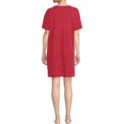 Women's Cotton Interlock Relaxed Above the Knee Nightgown