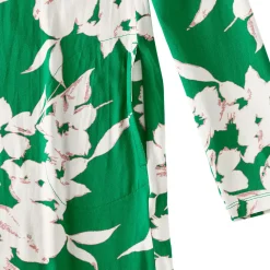 Women's Cotton Jersey Long Sleeve Hooded Swim Cover-up Dress