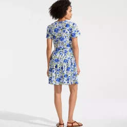 Women's Cotton Jersey Tiered Mini Dress