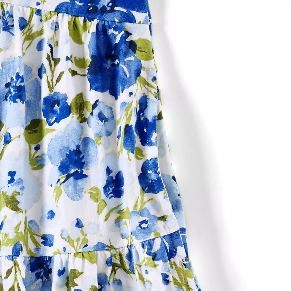 Women's Cotton Jersey Tiered Mini Dress