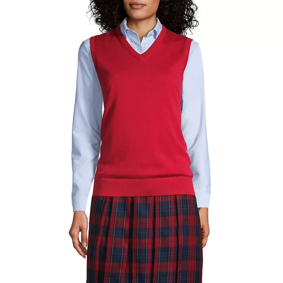 Women's Cotton Modal Fine Gauge Sweater Vest