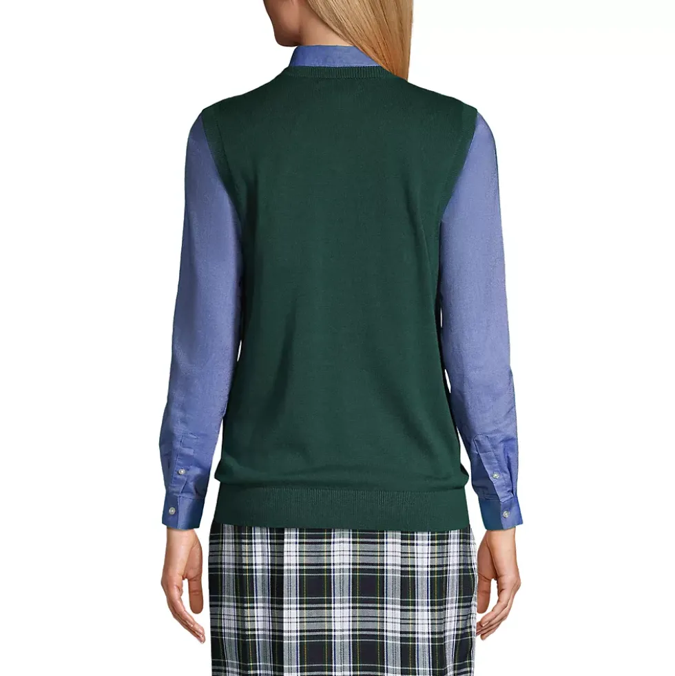 Women's Cotton Modal Fine Gauge Sweater Vest