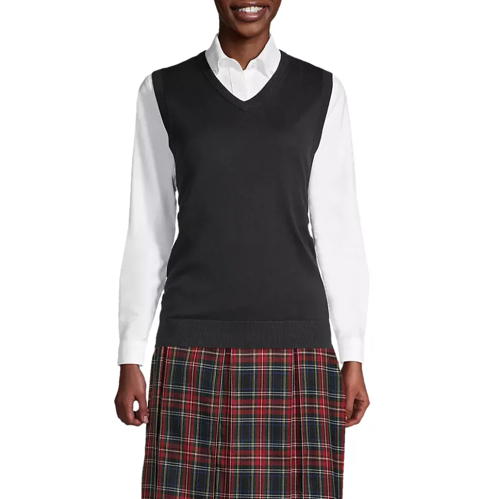 Women's Cotton Modal Fine Gauge Sweater Vest