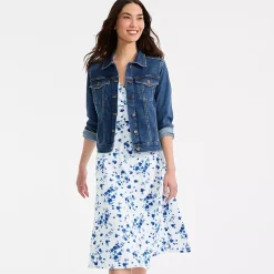 Women's Cotton Modal Off the Shoulder Wrap Midi Dress