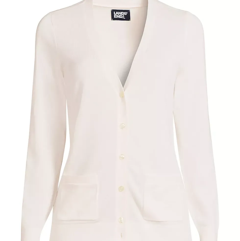 Women's Cotton Modal V-neck Cardigan Sweater