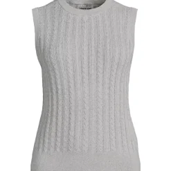 Women's Cotton Pointelle Shell Sweater