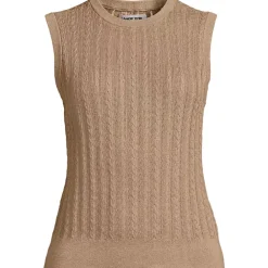 Women's Cotton Pointelle Shell Sweater