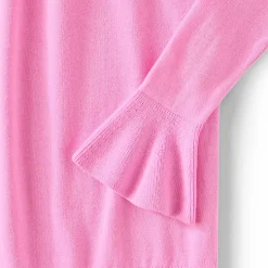 Women's Cotton Pointelle Turtleneck Sweater