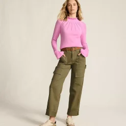 Women's Cotton Pointelle Turtleneck Sweater