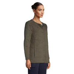 Women's Cotton Quilted Long Insulated Jacket