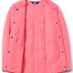 Women's Cotton Quilted Long Insulated Jacket