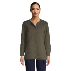 Women's Cotton Quilted Long Insulated Jacket