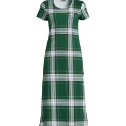 Women's Cotton Short Sleeve Midcalf Nightgown