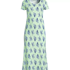Women's Cotton Short Sleeve Midcalf Nightgown