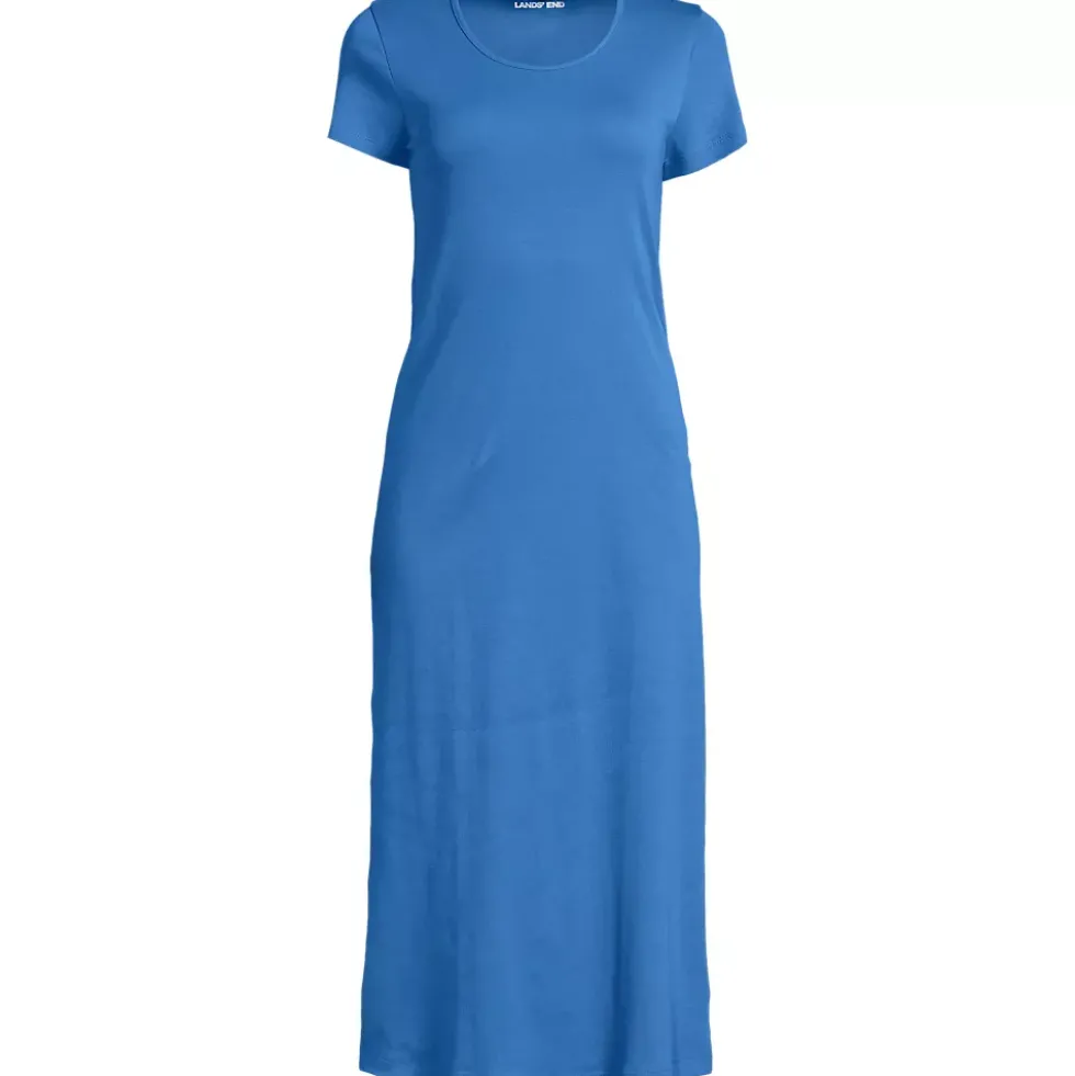 Women's Cotton Short Sleeve Midcalf Nightgown