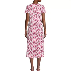 Women's Cotton Short Sleeve Midcalf Nightgown