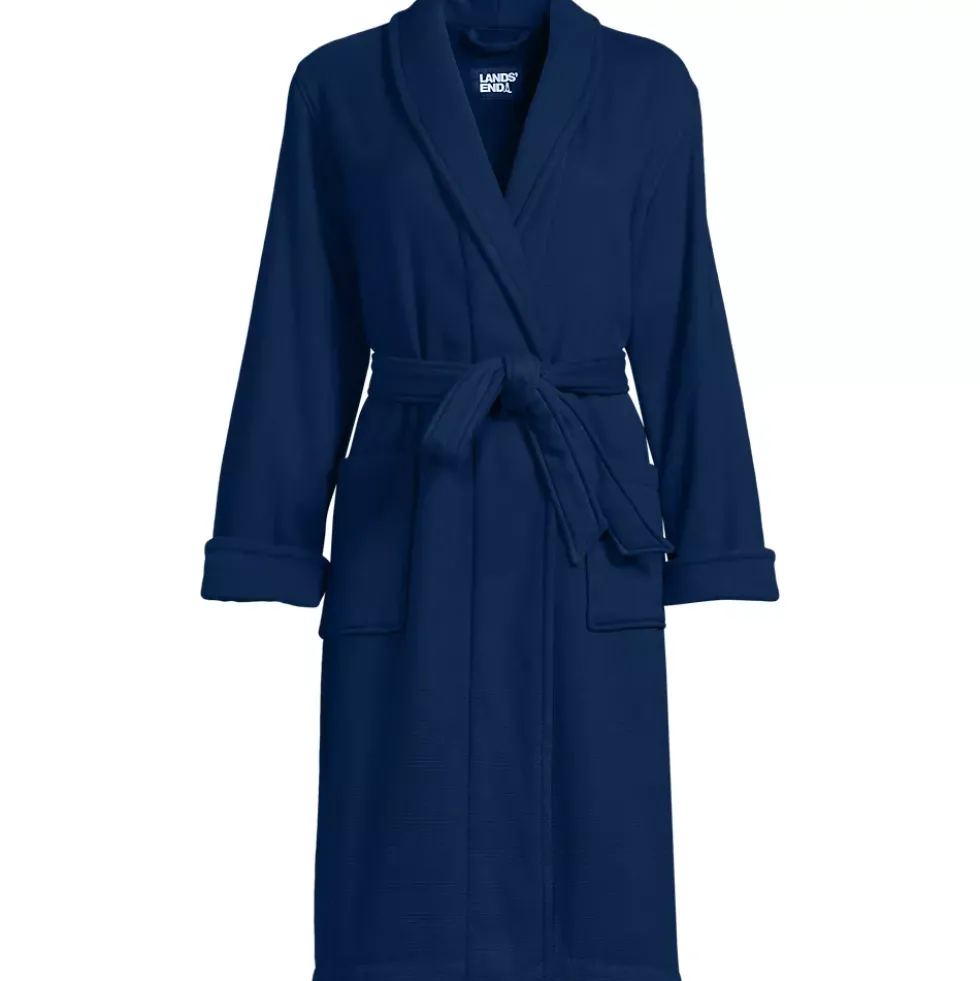 Women's Cotton Terry Knee Length Spa Bath Robe