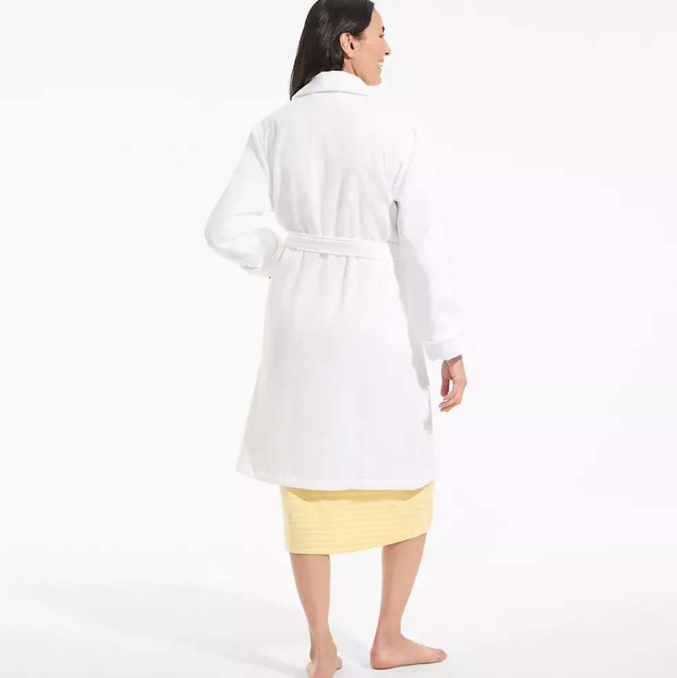 Women's Cotton Terry Knee Length Spa Bath Robe