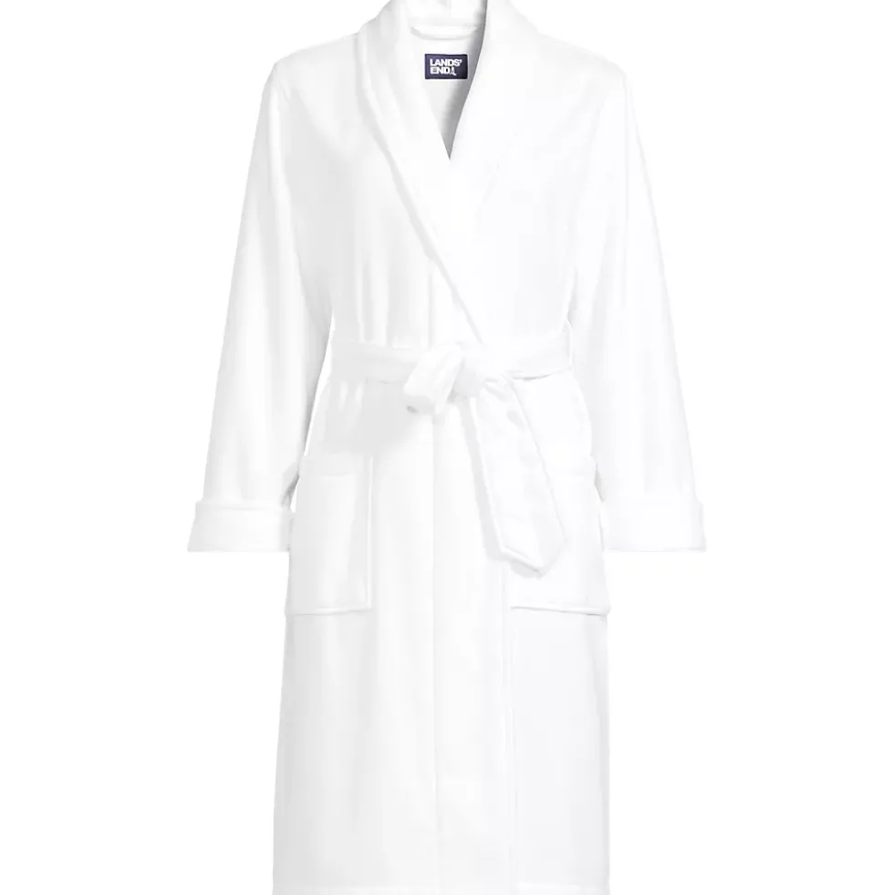 Women's Cotton Terry Knee Length Spa Bath Robe