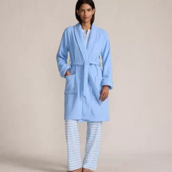 Women's Cotton Terry Knee Length Spa Bath Robe